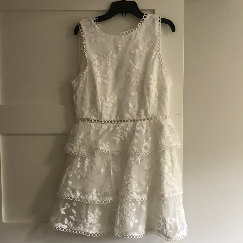 Lulus White Lace Dress